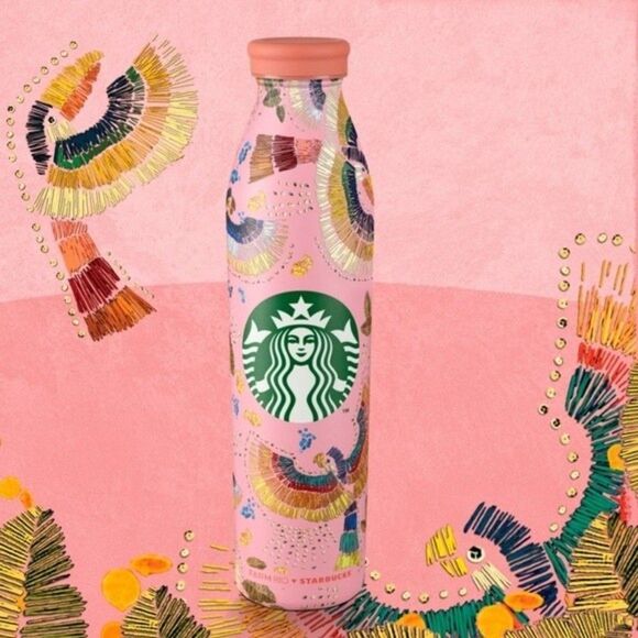 Farm Rio x Starbucks Asia Release Limited Edition Water Bottle - Picture 1 of 6